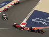 GP BAHRAIN, 21.04.2013- Gara, Sebastian Vettel (GER) Red Bull Racing RB9 davanti a Fernando Alonso (ESP) Ferrari F138 