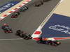 GP BAHRAIN, 21.04.2013- Gara, Mark Webber (AUS) Red Bull Racing RB9 davanti a Kimi Raikkonen (FIN) Lotus F1 Team E21 