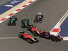 GP BAHRAIN, 21.04.2013- Gara, Max Chilton (GBR), Marussia F1 Team MR02 e Jean-Eric Vergne (FRA) Scuderia Toro Rosso STR8 