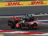 GP BAHRAIN, 21.04.2013- Gara, Sergio Perez (MEX) McLaren MP4-28 davanti a Jenson Button (GBR) McLaren Mercedes MP4-28 