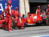 GP BAHRAIN, 21.04.2013- Gara, Fernando Alonso (ESP) Ferrari F138 in the pit lane with problem at DRS