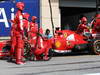 GP BAHRAIN, 21.04.2013- Gara, Fernando Alonso (ESP) Ferrari F138 in the pit lane with problem at DRS