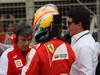 GP BAHRAIN, 21.04.2013- Gara, Fabrizio Borra (ITA), physiotherapist of Fernando Alonso (ESP), Fernando Alonso (ESP) Ferrari F138 e Luis Garcia Abad (ESP), manager of Fernando Alonso (ESP) 