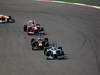 GP BAHRAIN, 21.04.2013- Gara, Nico Rosberg (GER) Mercedes AMG F1 W04 davanti a Sebastian Vettel (GER) Red Bull Racing RB9 