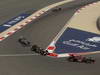 GP BAHRAIN, 21.04.2013- Gara, Kimi Raikkonen (FIN) Lotus F1 Team E21 davanti a Romain Grosjean (FRA) Lotus F1 Team E21 