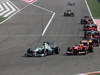 GP BAHRAIN, 21.04.2013- Gara, Nico Rosberg (GER) Mercedes AMG F1 W04 e Felipe Massa (BRA) Ferrari F138 