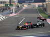 GP BAHRAIN, 21.04.2013- Gara, Mark Webber (AUS) Red Bull Racing RB9 e Lewis Hamilton (GBR) Mercedes AMG F1 W04 