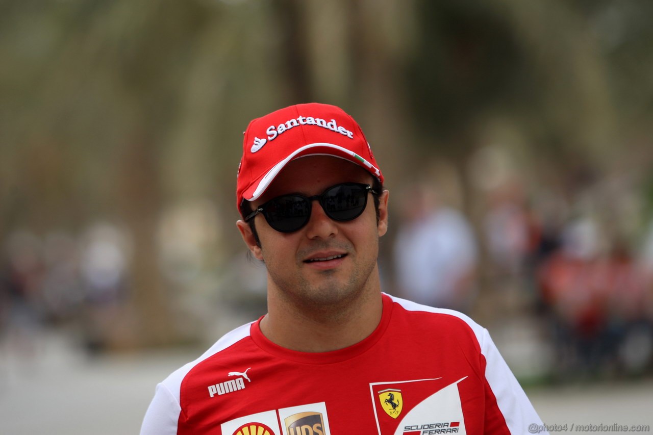 GP BAHRAIN, 18.04.2013- Felipe Massa (BRA) Ferrari F138 