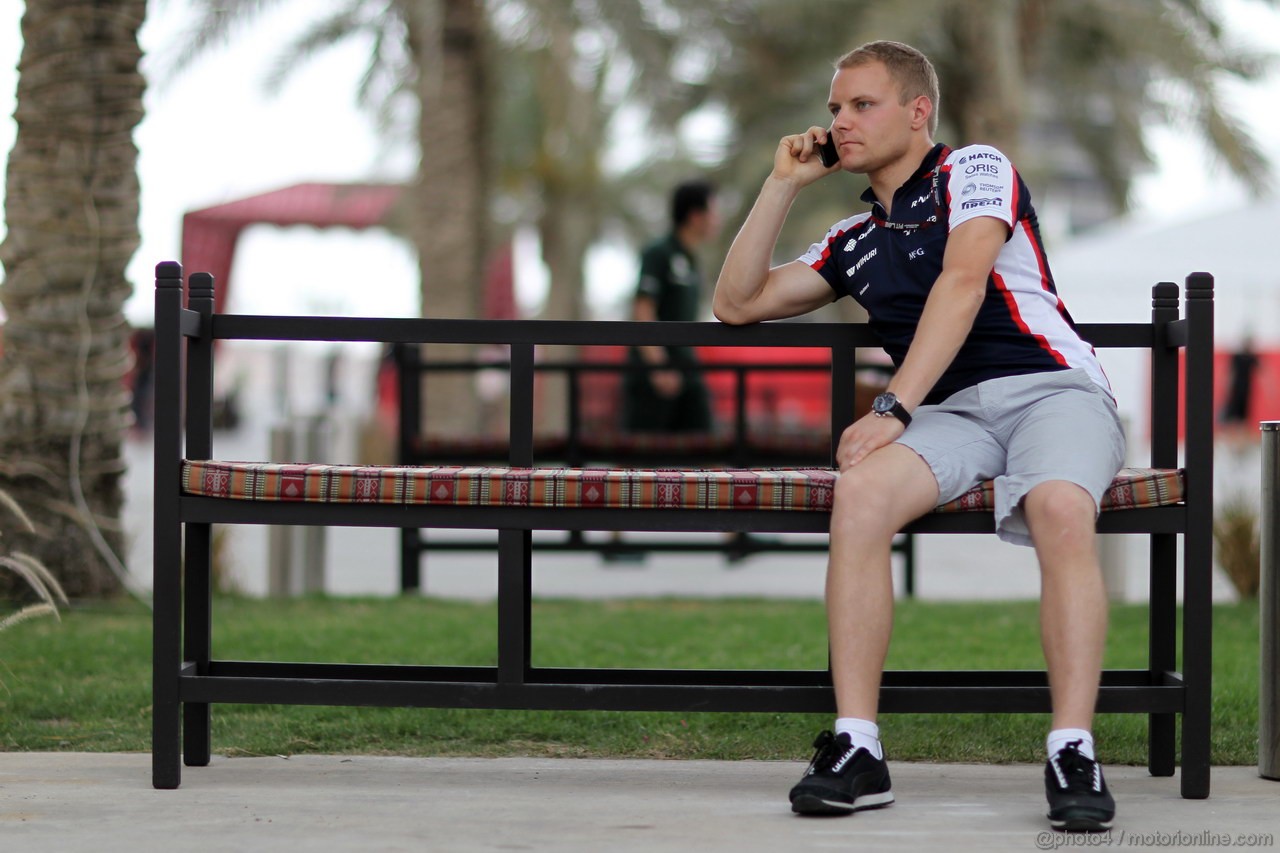 GP BAHRAIN, 18.04.2013- Valtteri Bottas (FIN), Williams F1 Team FW35 