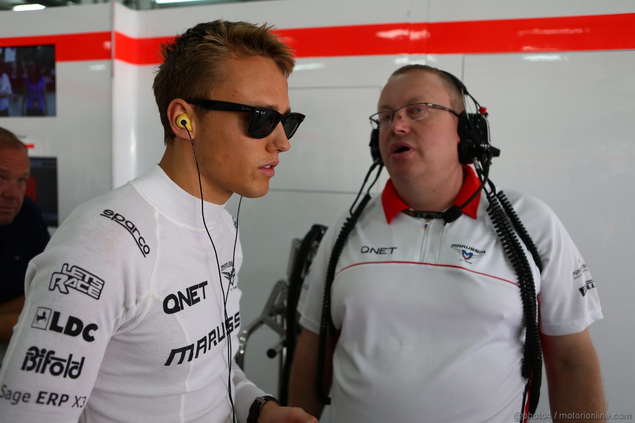 GP BAHRAIN, 20.04.2012- Prove Libere 3, Max Chilton (GBR), Marussia F1 Team MR02 