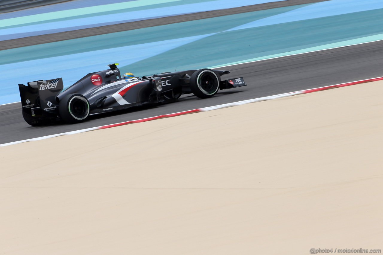 GP BAHRAIN, 20.04.2012- Prove Libere 3, Esteban Gutierrez (MEX), Sauber F1 Team C32 