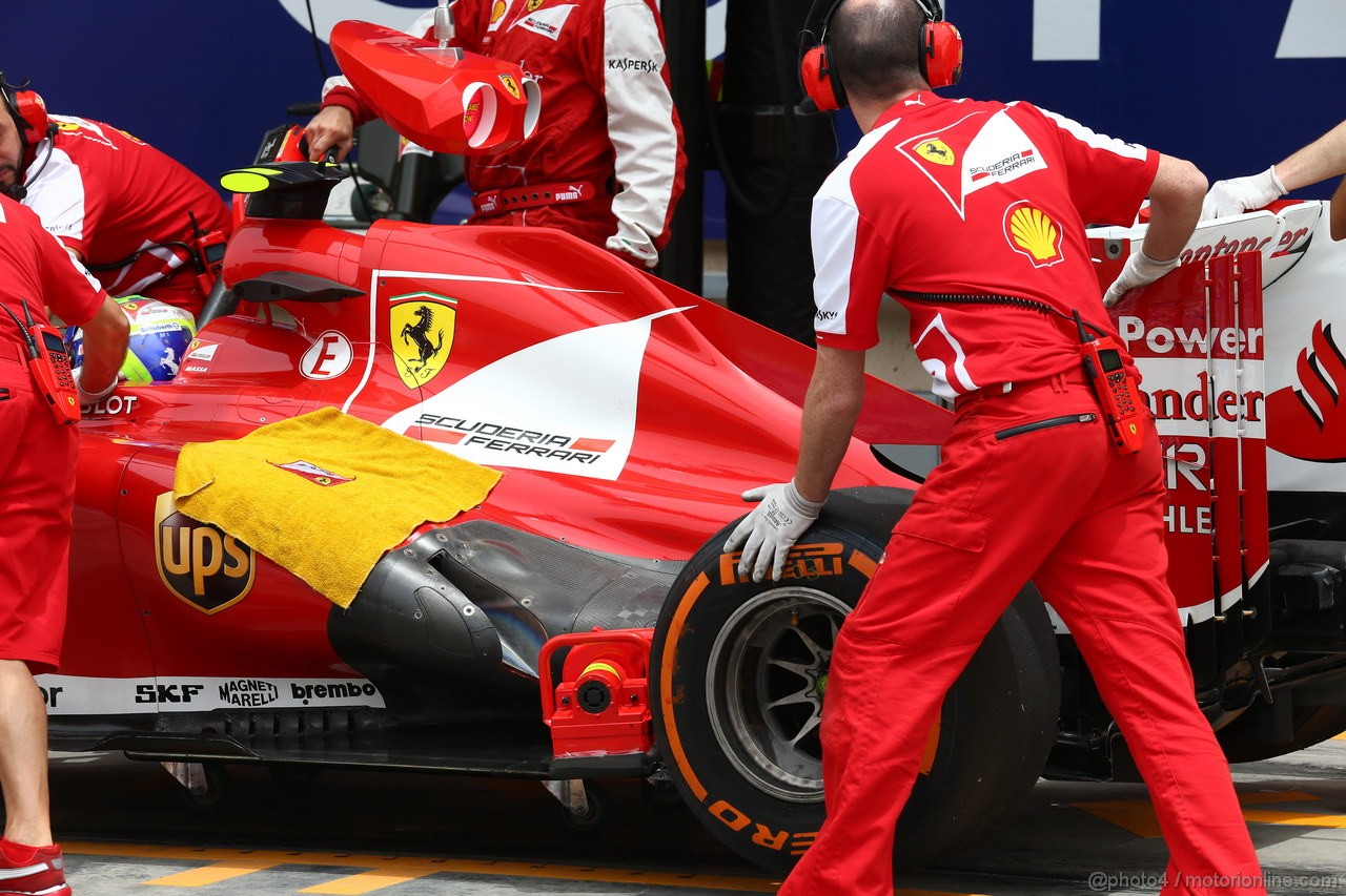 GP BAHRAIN, 20.04.2012- Prove Libere 3, Felipe Massa (BRA) Ferrari F138 