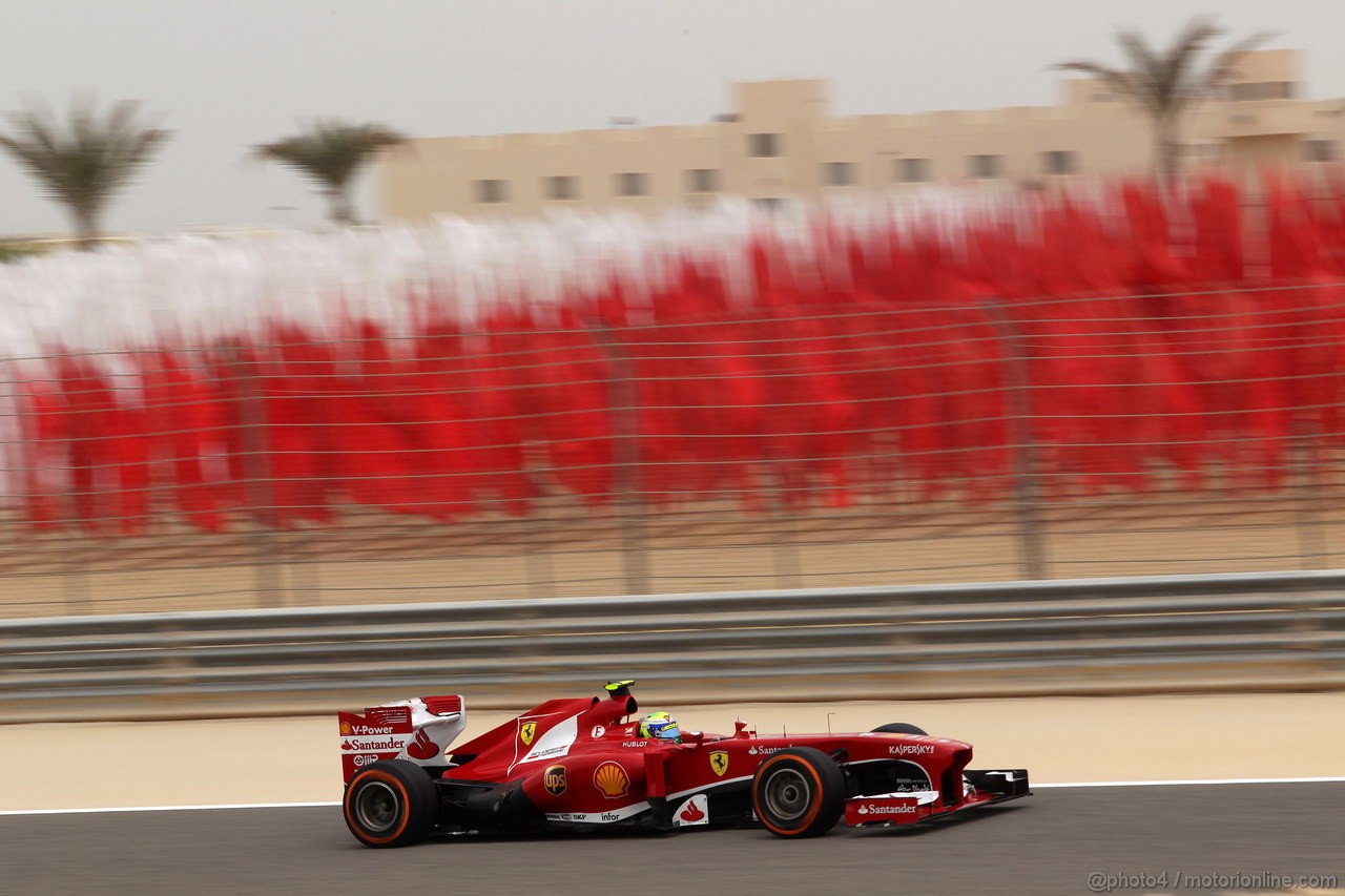 GP BAHRAIN, 20.04.2012- Prove Libere 3, Felipe Massa (BRA) Ferrari F138 