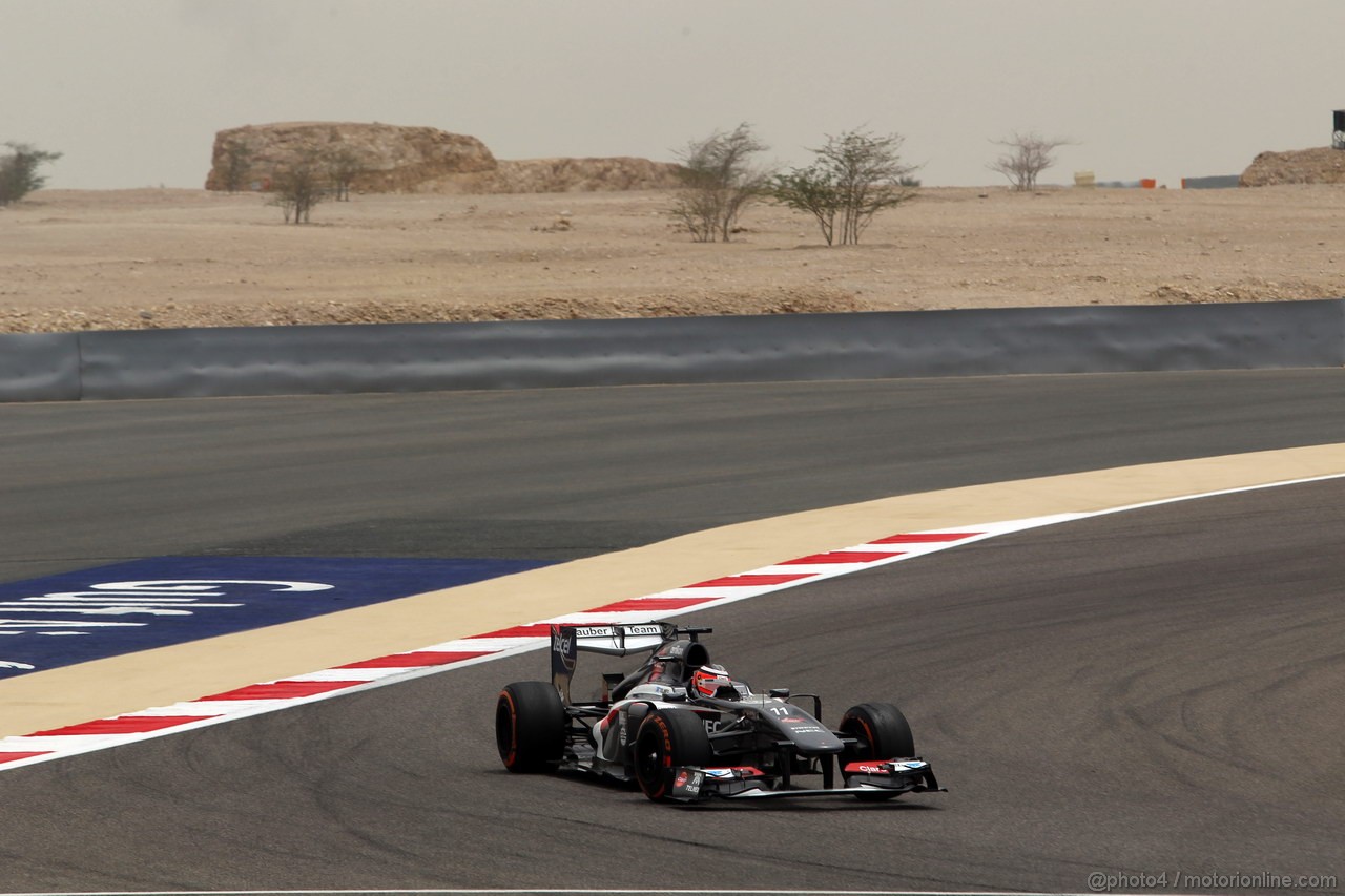GP BAHRAIN, 20.04.2012- Prove Libere 3, Nico Hulkenberg (GER) Sauber F1 Team C32 
