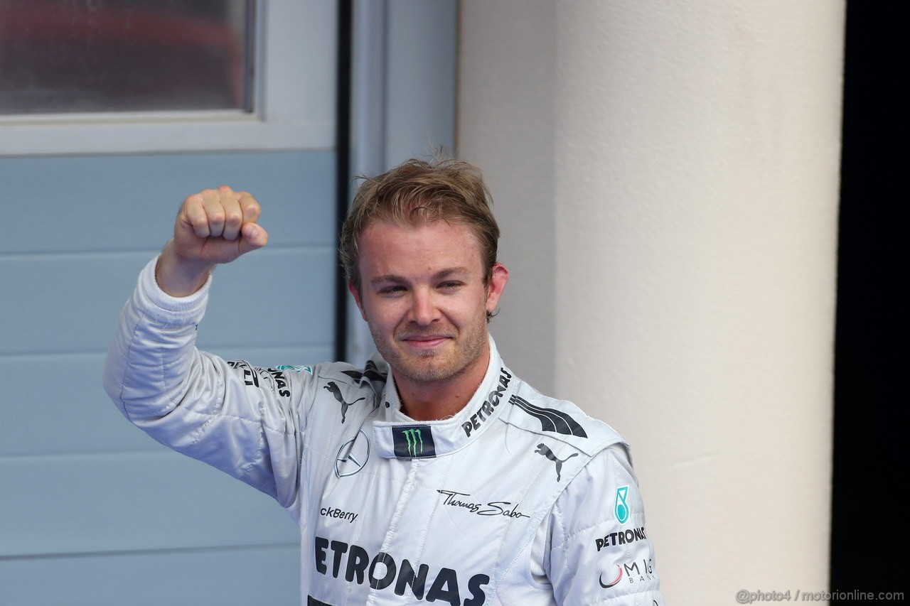 GP BAHRAIN, 20.04.2012- Qualifiche, Nico Rosberg (GER) Mercedes AMG F1 W04 pole position