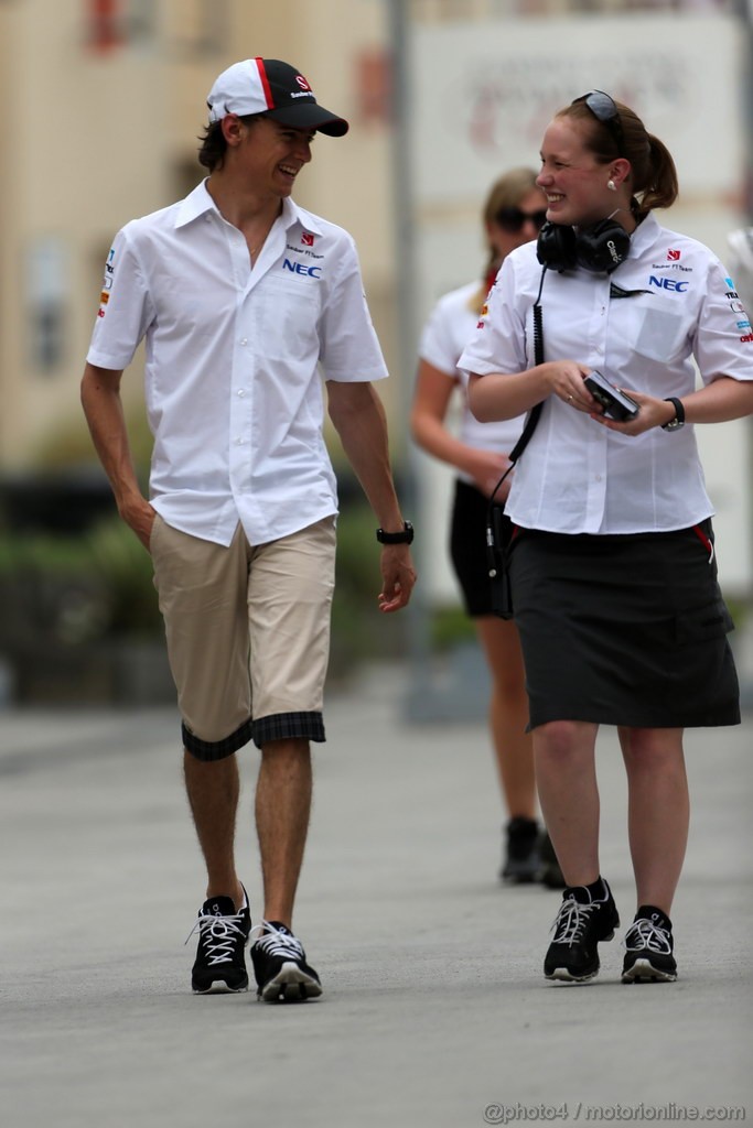 GP BAHRAIN, 20.04.2012- Qualifiche, Esteban Gutierrez (MEX), Sauber F1 Team C32 