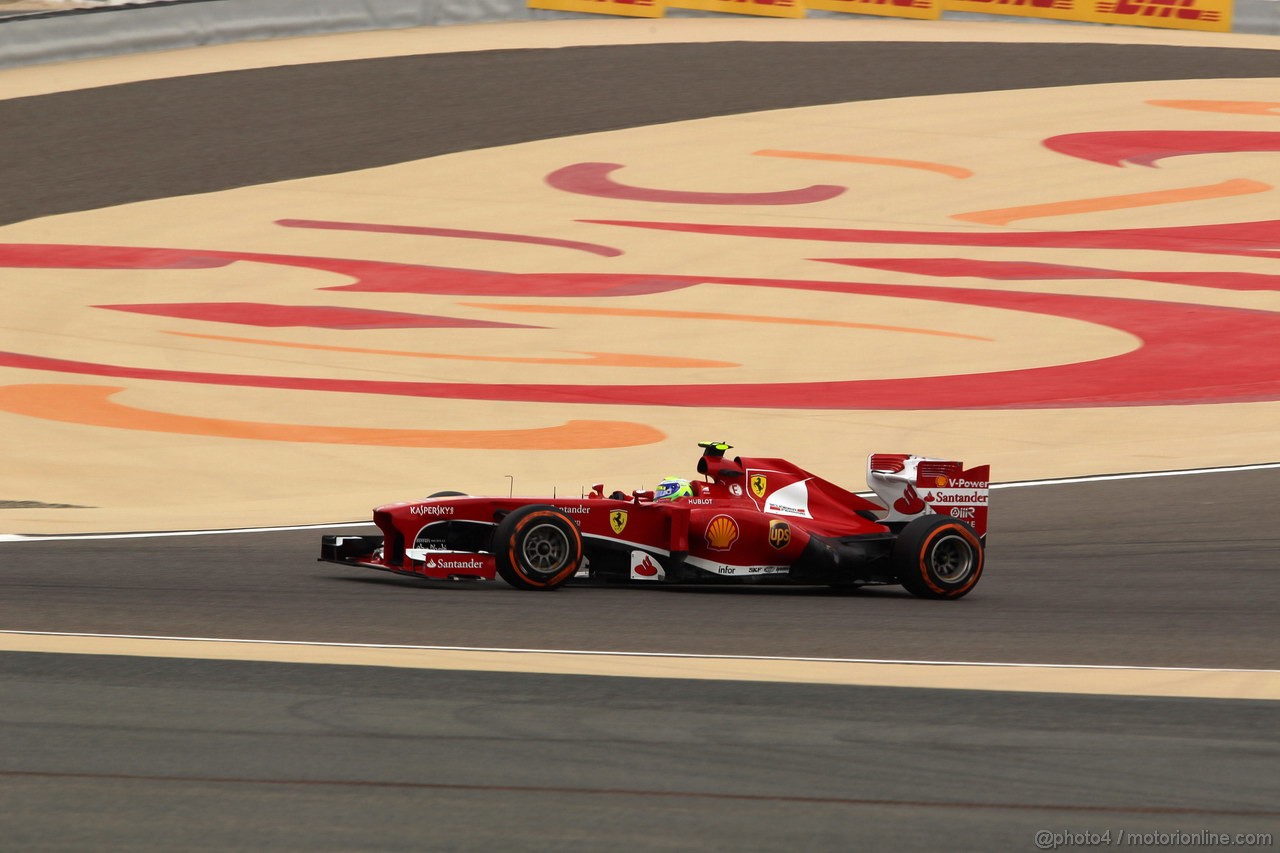 GP BAHRAIN, 20.04.2012- Qualifiche, Felipe Massa (BRA) Ferrari F138 
