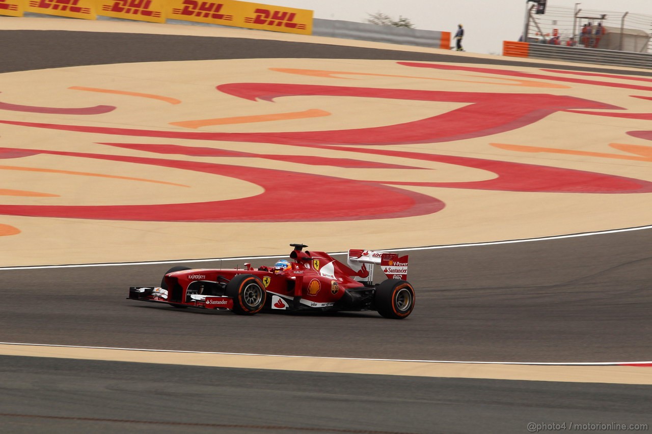 GP BAHRAIN, 20.04.2012- Qualifiche, Fernando Alonso (ESP) Ferrari F138 