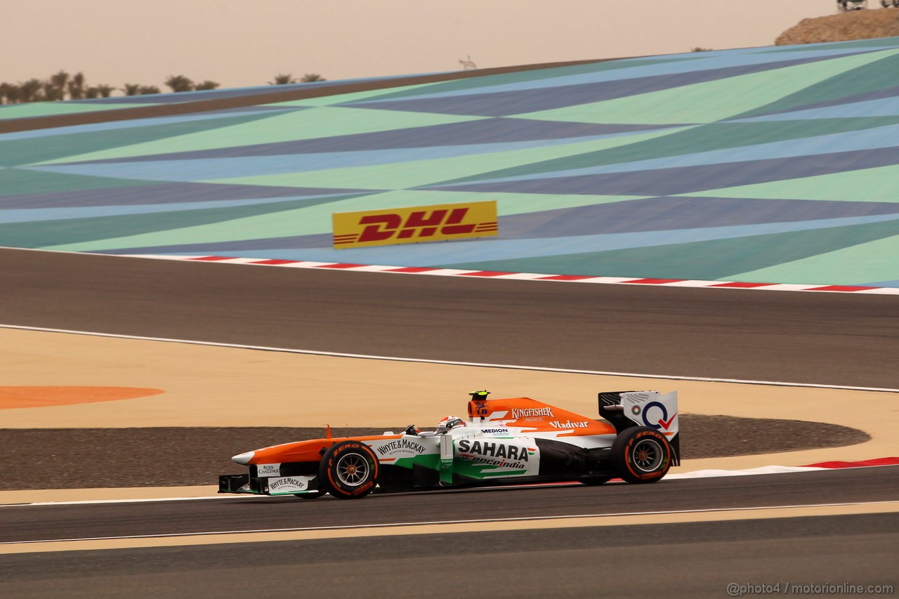 GP BAHRAIN, 20.04.2012- Qualifiche, Adrian Sutil (GER), Sahara Force India F1 Team VJM06 