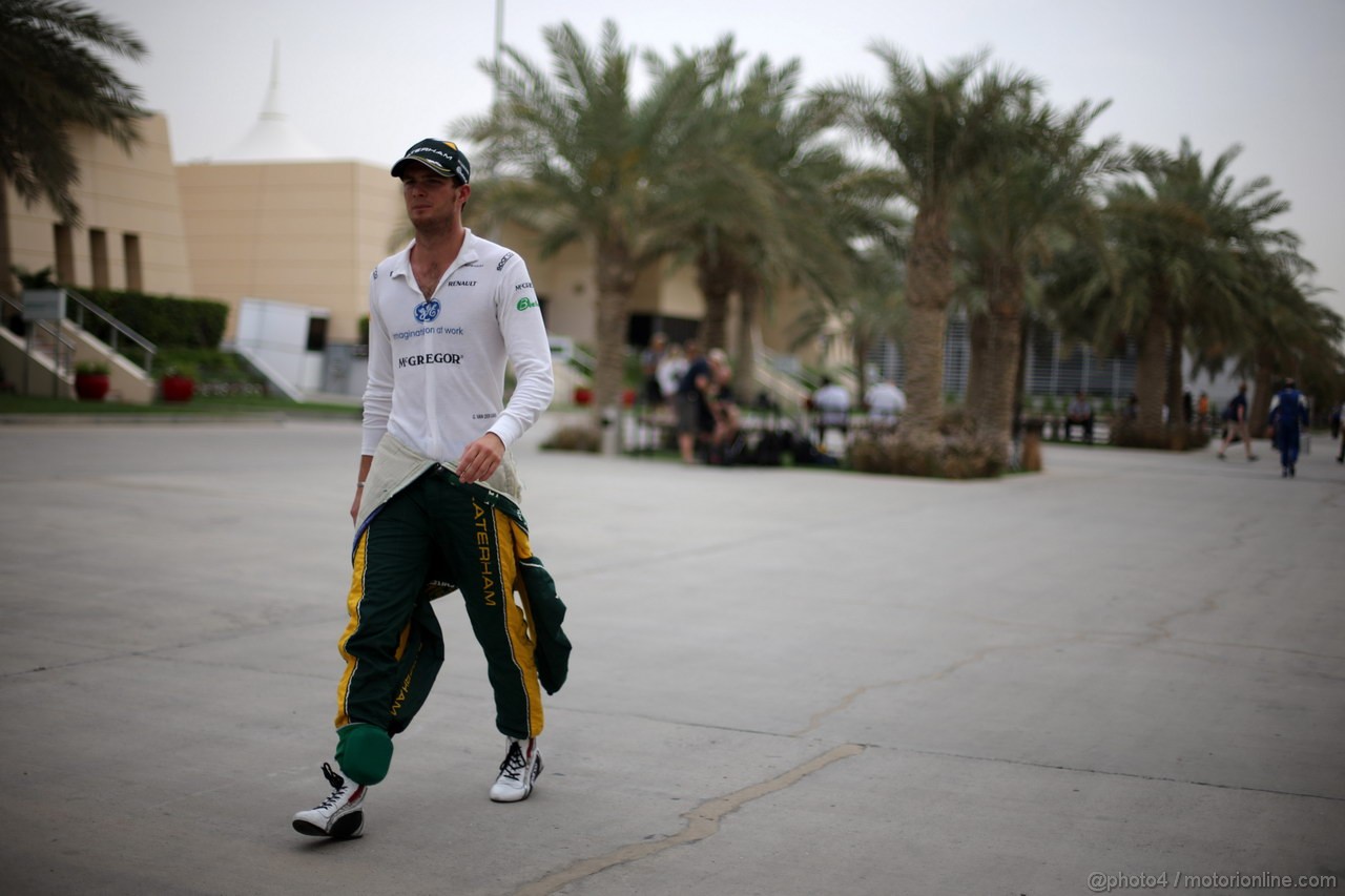 GP BAHRAIN, 20.04.2012- Qualifiche, Giedo Van der Garde (NED), Caterham F1 Team CT03 