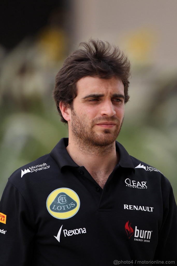GP BAHRAIN, 20.04.2012- Qualifiche, Jerome D'Ambrosio (BEL), Lotus F1 Team