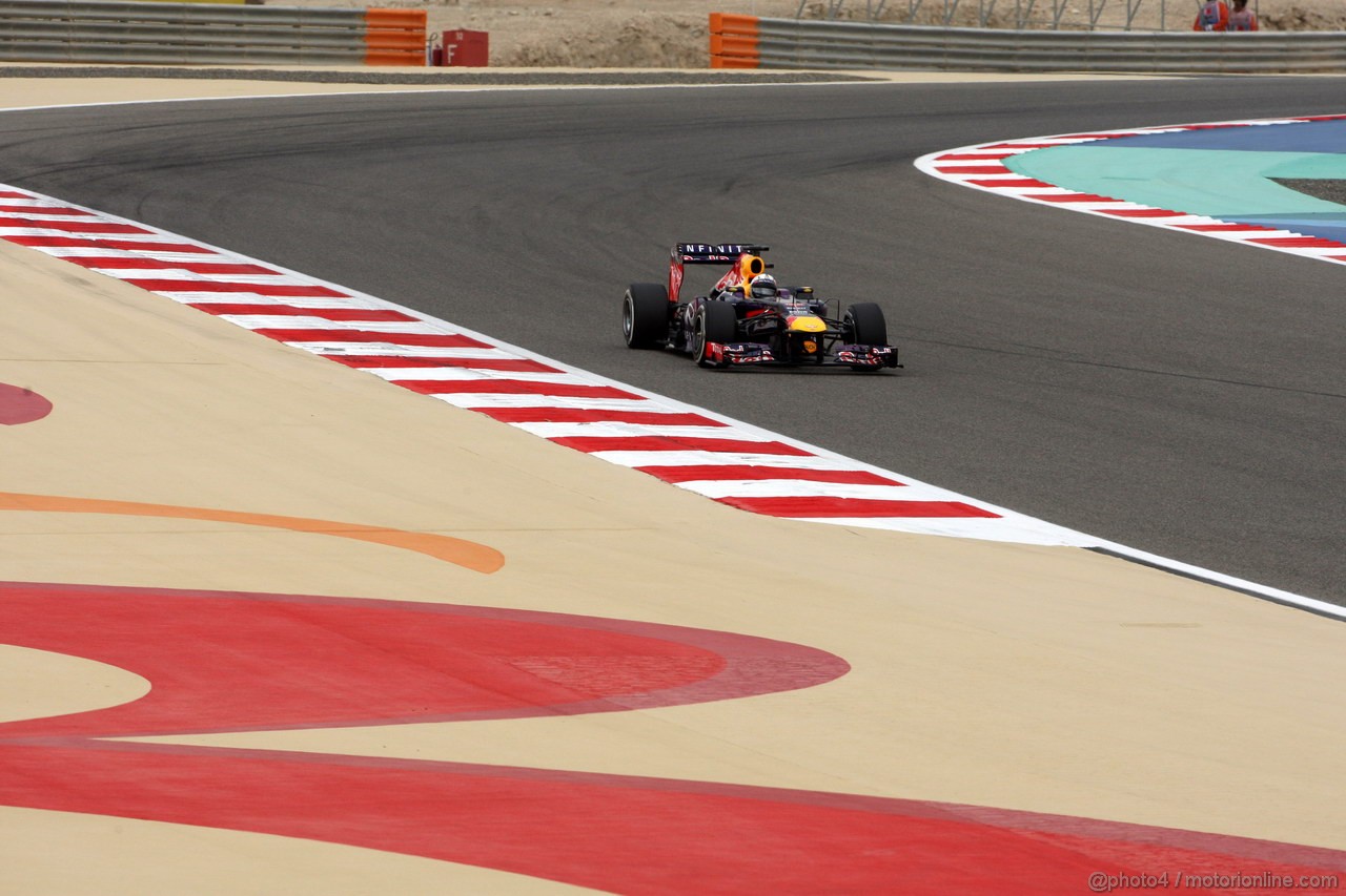 GP BAHRAIN, 20.04.2012- Qualifiche, Sebastian Vettel (GER) Red Bull Racing RB9 