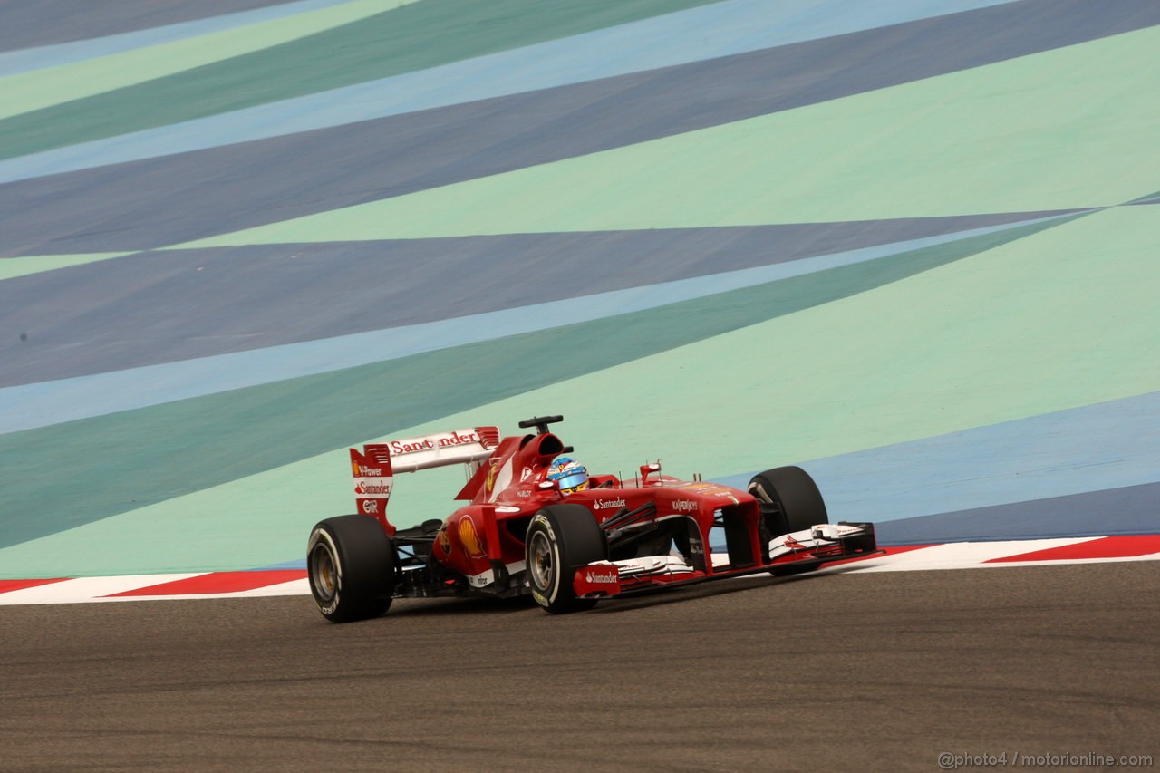 GP BAHRAIN, 20.04.2012- Qualifiche, Fernando Alonso (ESP) Ferrari F138 