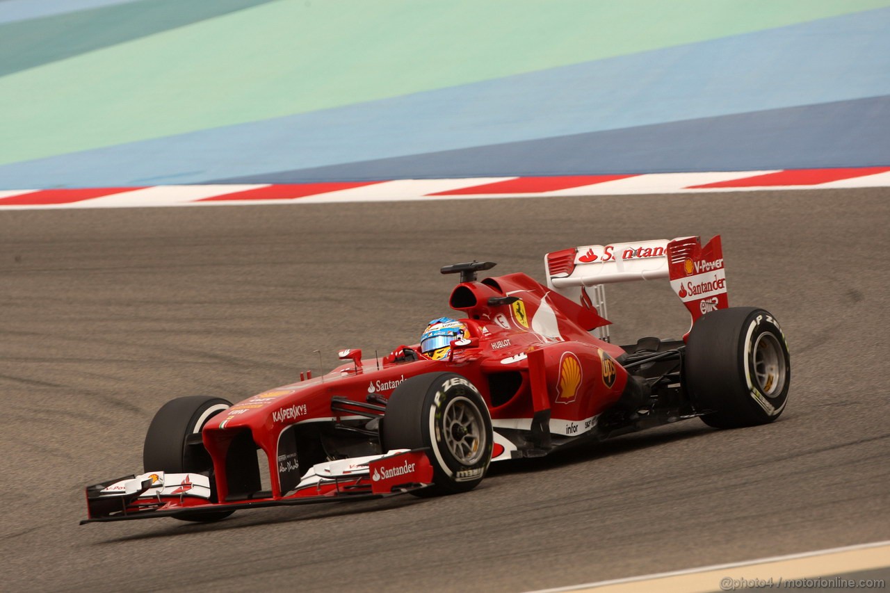GP BAHRAIN, 20.04.2012- Qualifiche, Fernando Alonso (ESP) Ferrari F138 