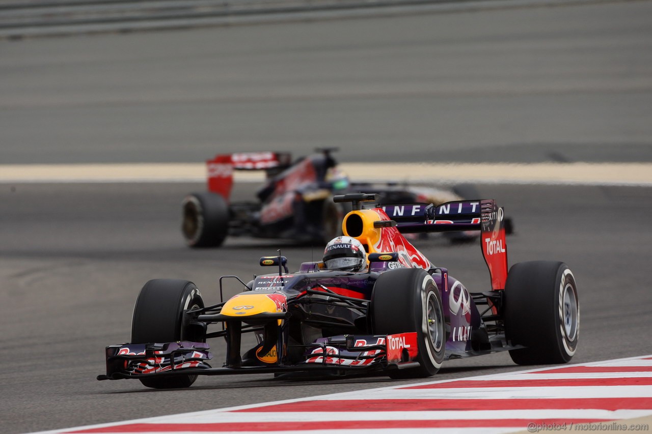 GP BAHRAIN, 20.04.2012- Qualifiche, Sebastian Vettel (GER) Red Bull Racing RB9 