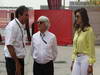 GP BAHRAIN, 20.04.2012- Free Practice 3, Pasquale Lattuneddu (ITA), FOM, Bernie Ecclestone (GBR), President e CEO of Formula One Management  e sua moglie Fabiana Flosi (BRA)