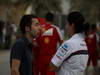 GP BAHRAIN, 20.04.2012- Nicola Todt (FRA), Manager di Felipe Massa e Monisha Kaltenborn (AUT), CEO e Team Principal, Sauber F1 Team 