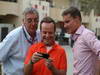 GP BAHRAIN, 20.04.2012- Rubens Barrichello (BRA) e David Coulthard (GBR) 