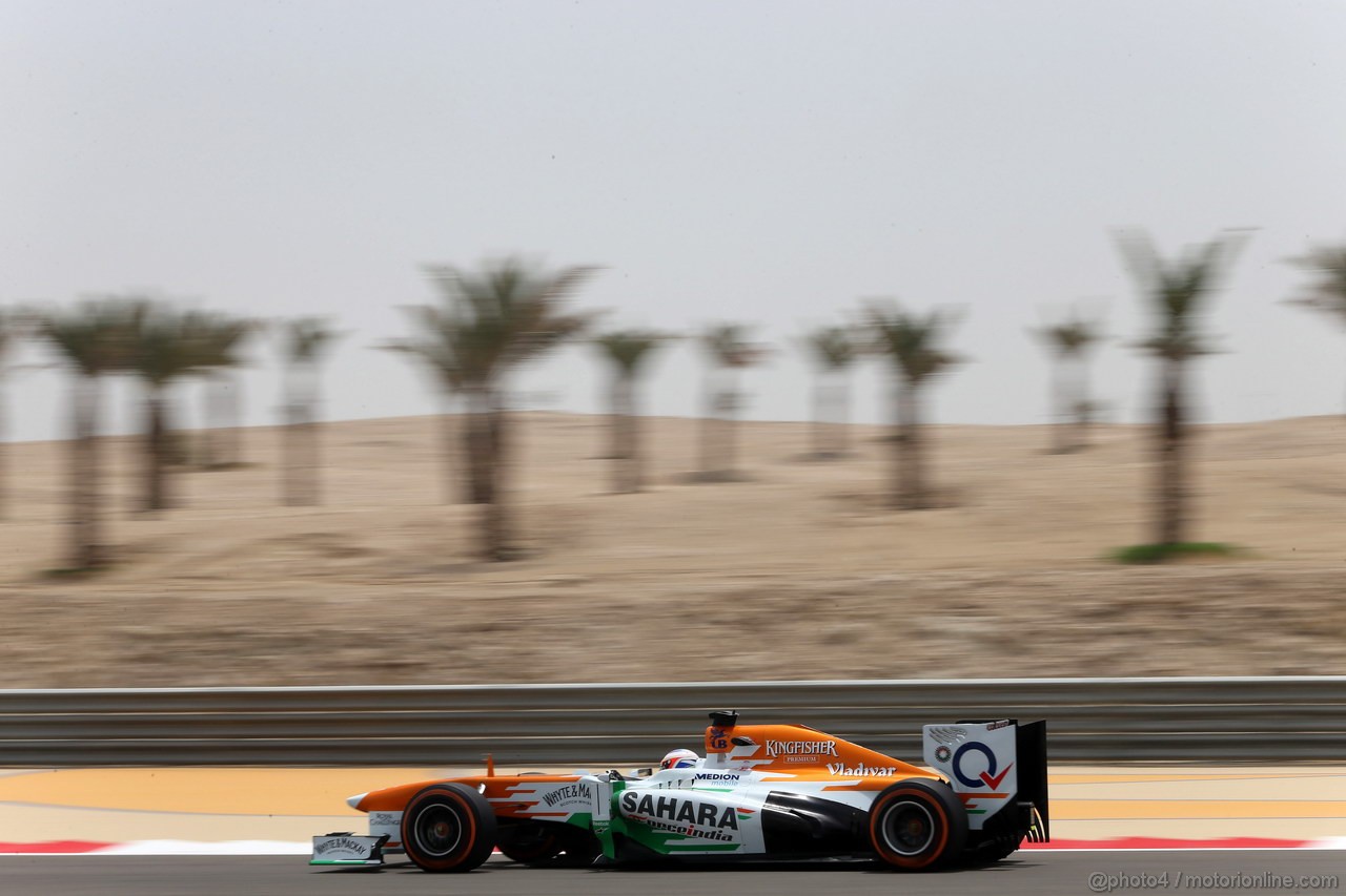 GP BAHRAIN, 19.04.2013- Prove Libere 1, Paul di Resta (GBR) Sahara Force India F1 Team VJM06 