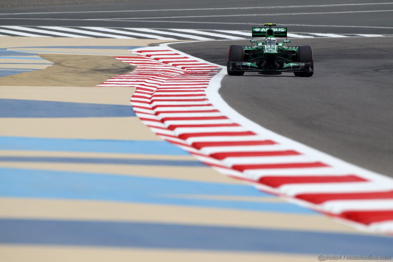 GP BAHRAIN, 19.04.2013- Prove Libere 1, Giedo Van der Garde (NED), Caterham F1 Team CT03 
