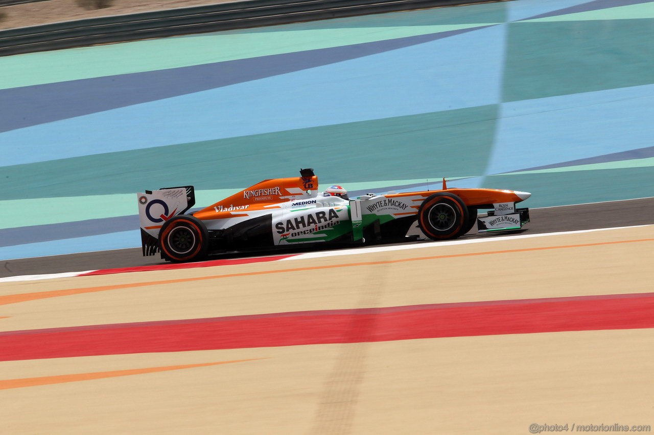 GP BAHRAIN, 19.04.2013- Prove Libere 1, Paul di Resta (GBR) Sahara Force India F1 Team VJM06 