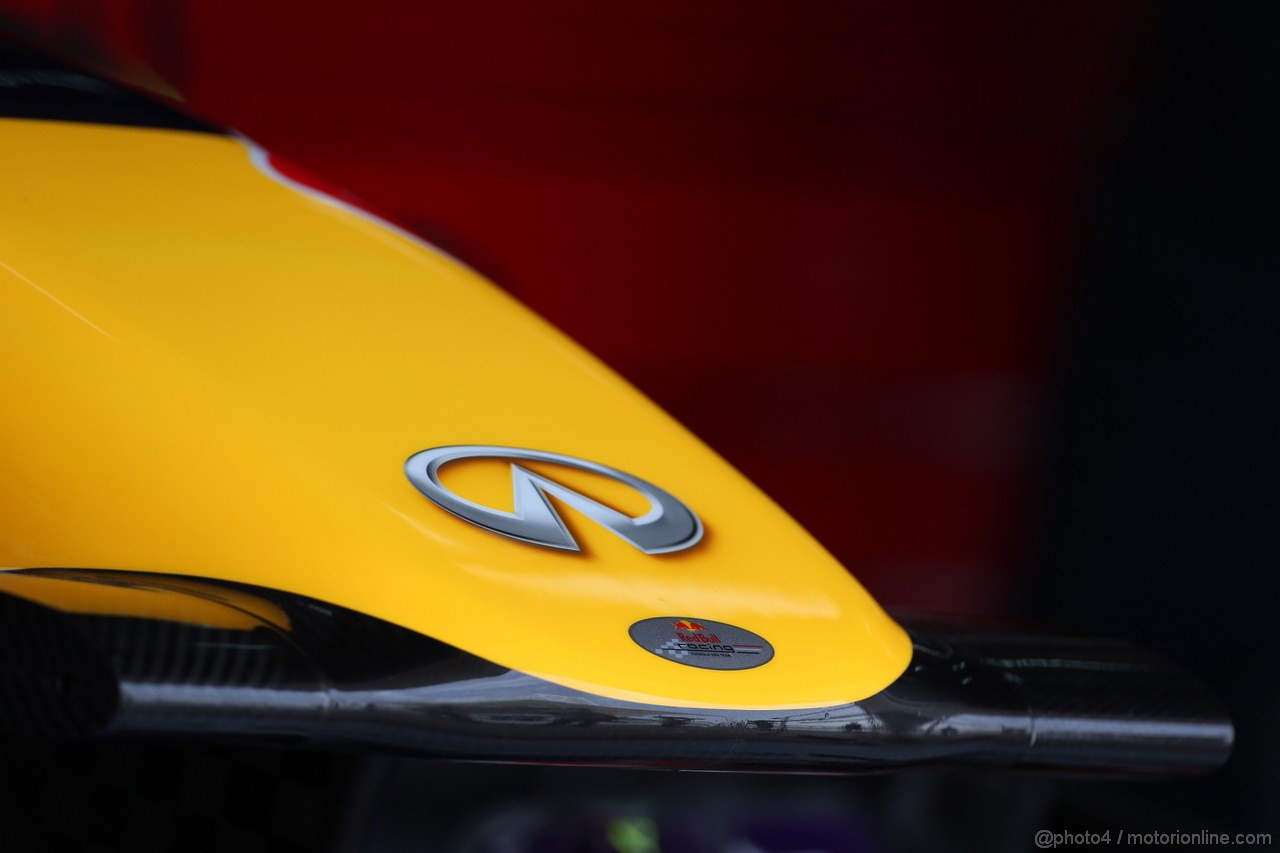 GP BAHRAIN, 19.04.2013- Prove Libere 1,  Red Bull Racing RB9, detail