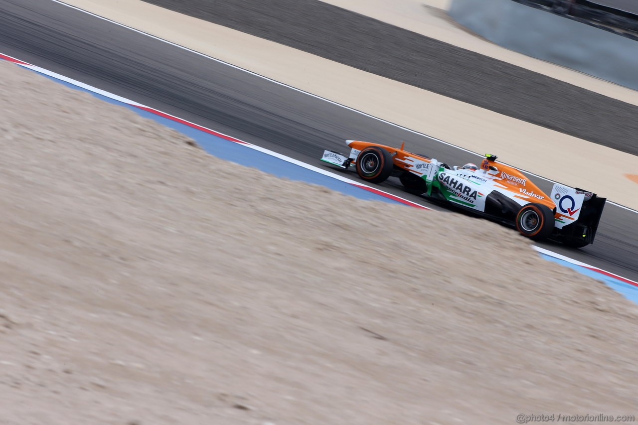 GP BAHRAIN, 19.04.2013- Prove Libere 1, Adrian Sutil (GER), Sahara Force India F1 Team VJM06 