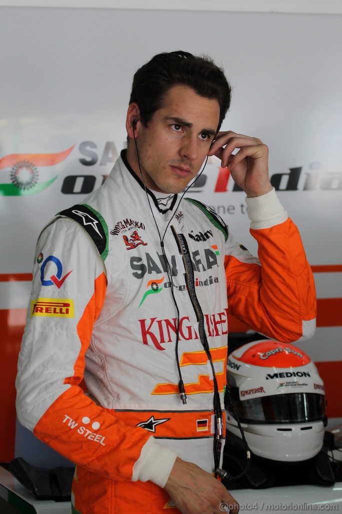 GP BAHRAIN, 19.04.2013- Prove Libere 1, Adrian Sutil (GER), Sahara Force India F1 Team VJM06 