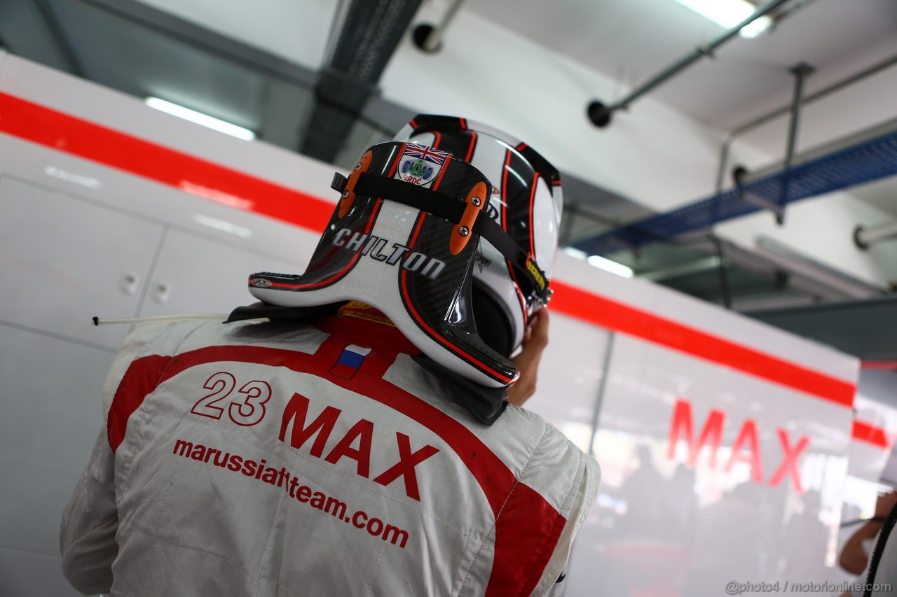 GP BAHRAIN, 19.04.2013- Prove Libere 1, Max Chilton (GBR), Marussia F1 Team MR02 