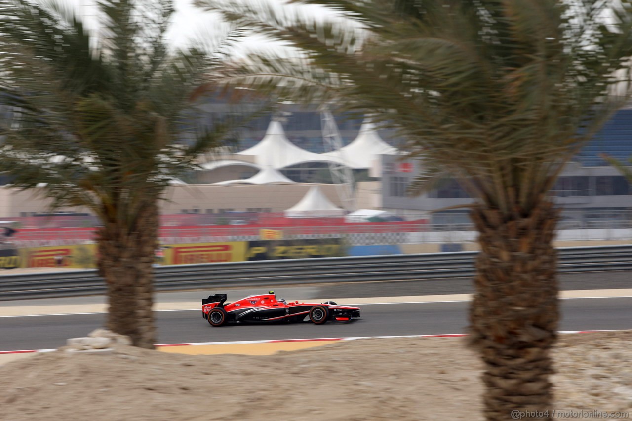 GP BAHRAIN, 19.04.2013- Prove Libere 2, Max Chilton (GBR), Marussia F1 Team MR02 