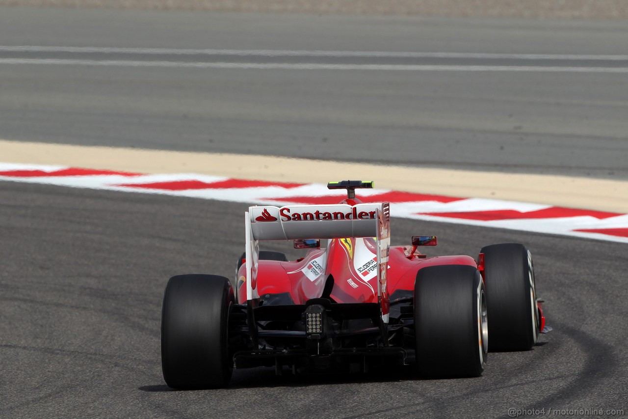 GP BAHRAIN, 19.04.2013- Prove Libere 2, Felipe Massa (BRA) Ferrari F138 