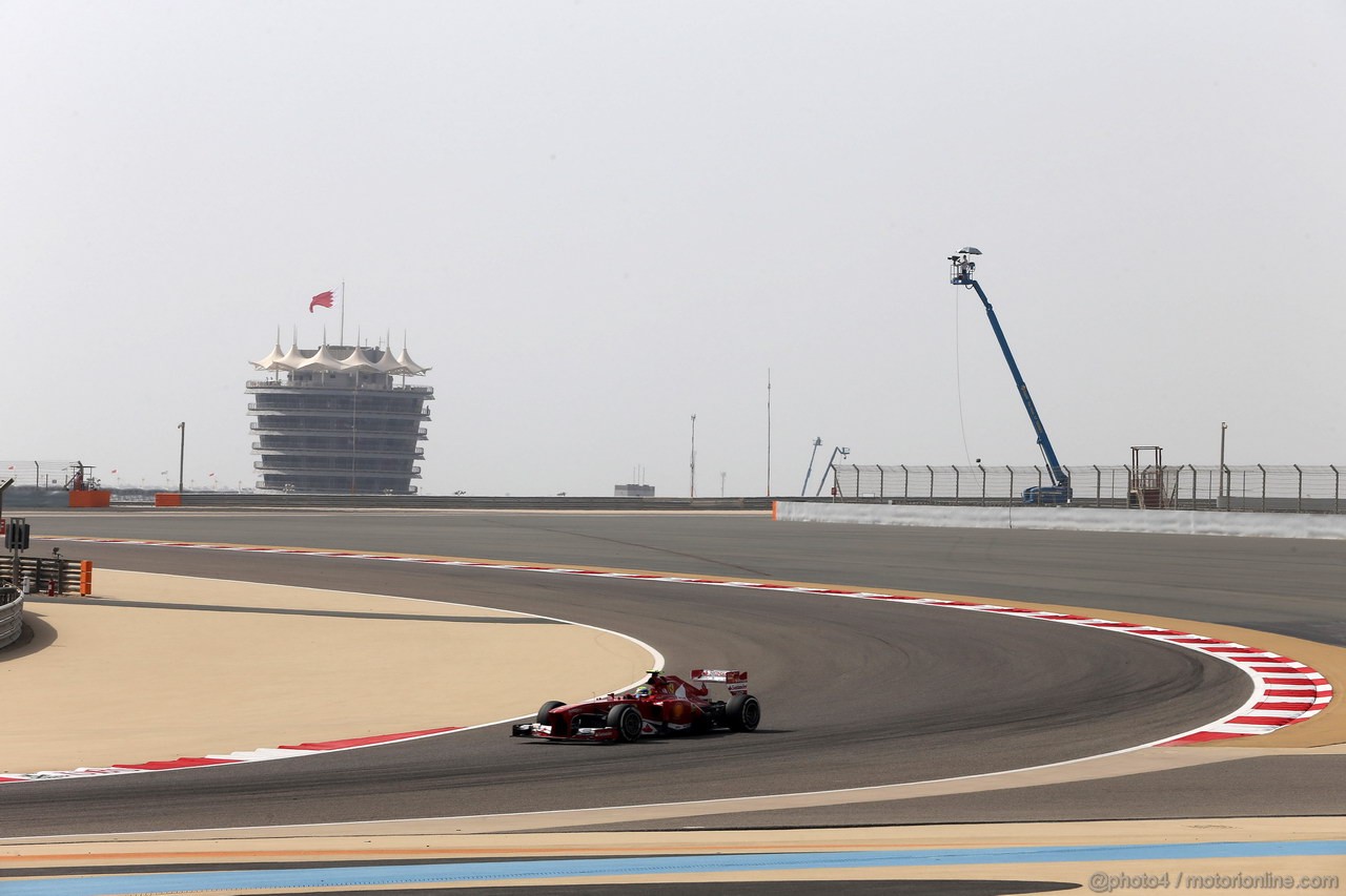 GP BAHRAIN, 19.04.2013- Prove Libere 2, Felipe Massa (BRA) Ferrari F138 