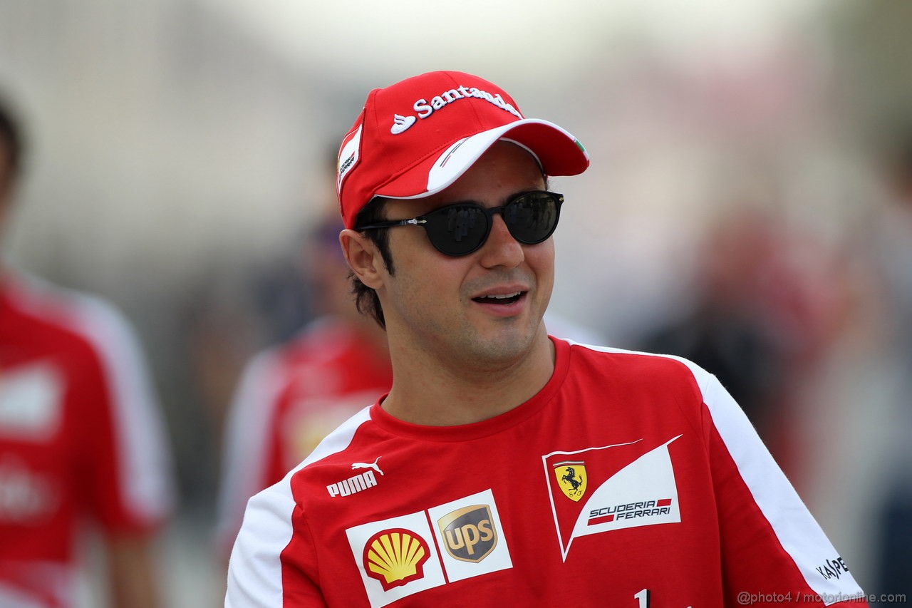 GP BAHRAIN, 19.04.2013- Felipe Massa (BRA) Ferrari F138 