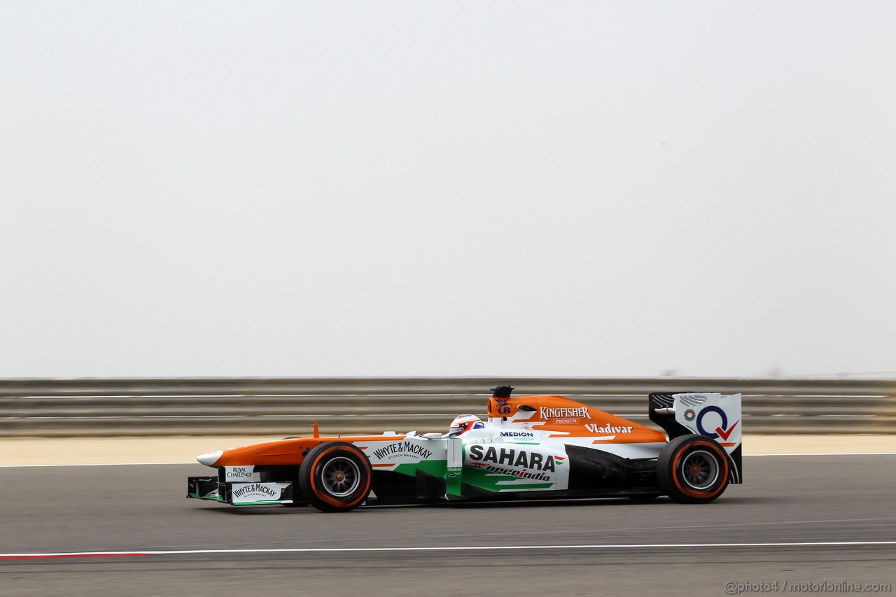 GP BAHRAIN, 19.04.2013- Prove Libere 2, Paul di Resta (GBR) Sahara Force India F1 Team VJM06 