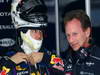 GP BAHRAIN, 19.04.2013- Free Practice 2, Sebastian Vettel (GER) Red Bull Racing RB9 e Christian Horner (GBR), Red Bull Racing, Sporting Director 