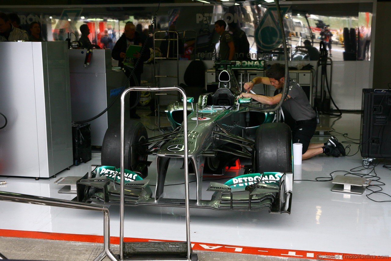 GP BELGIO, 25.08.2013- Nico Rosberg (GER) Mercedes AMG F1 W04 