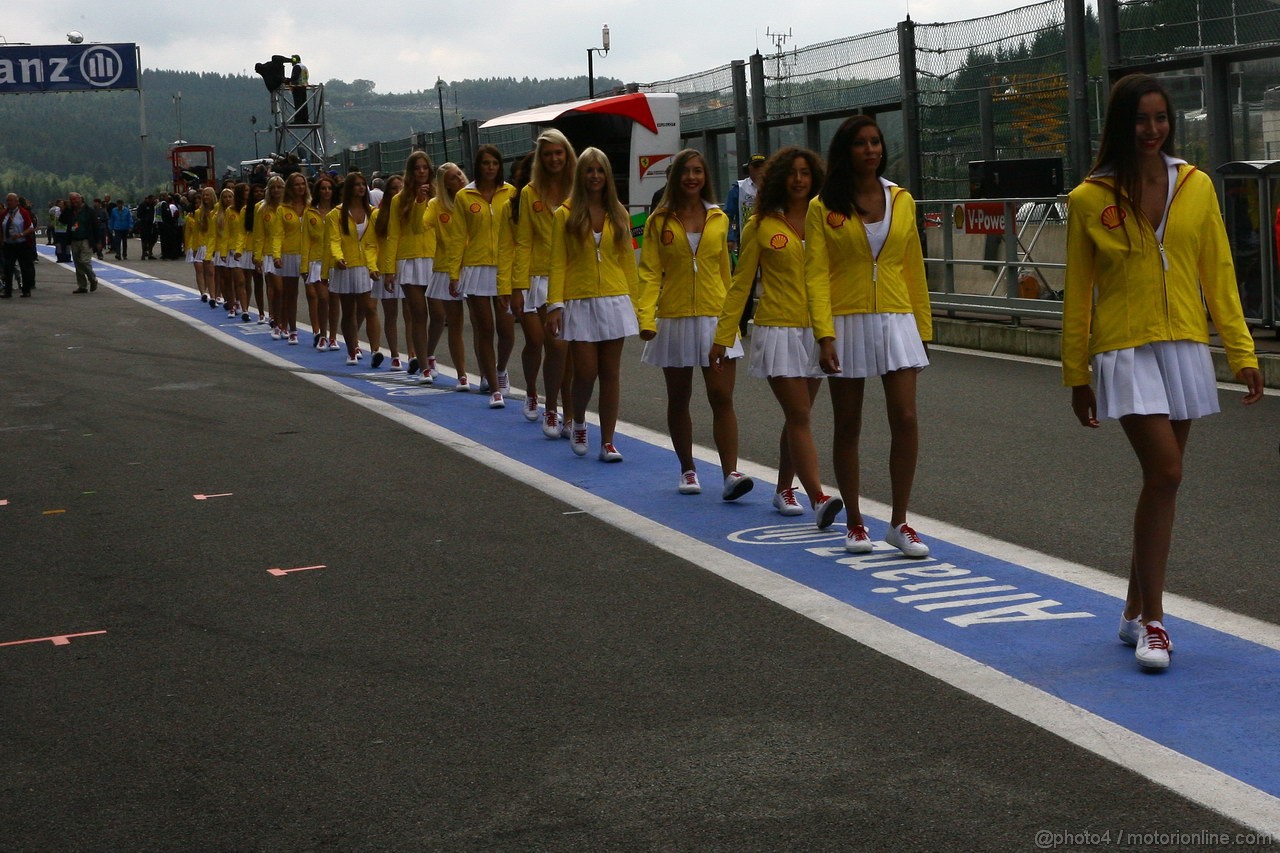 GP BELGIO, 25.08.2013- griglia Ragazzas 