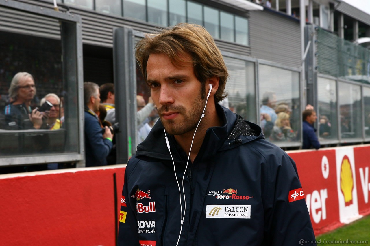 GP BELGIO, 25.08.2013- Jean-Eric Vergne (FRA) Scuderia Toro Rosso STR8 