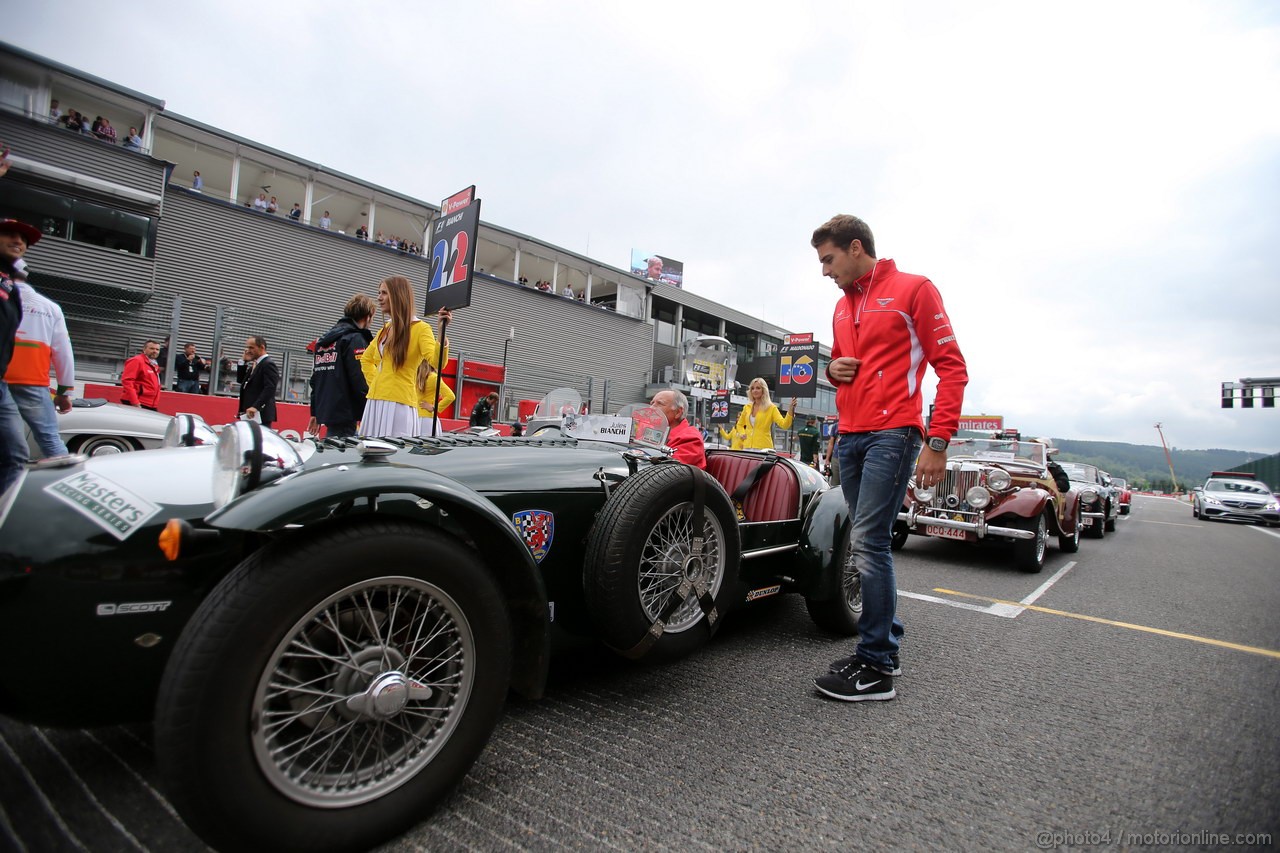GP BELGIO, 25.08.2013- Jules Bianchi (FRA) Marussia F1 Team MR02 