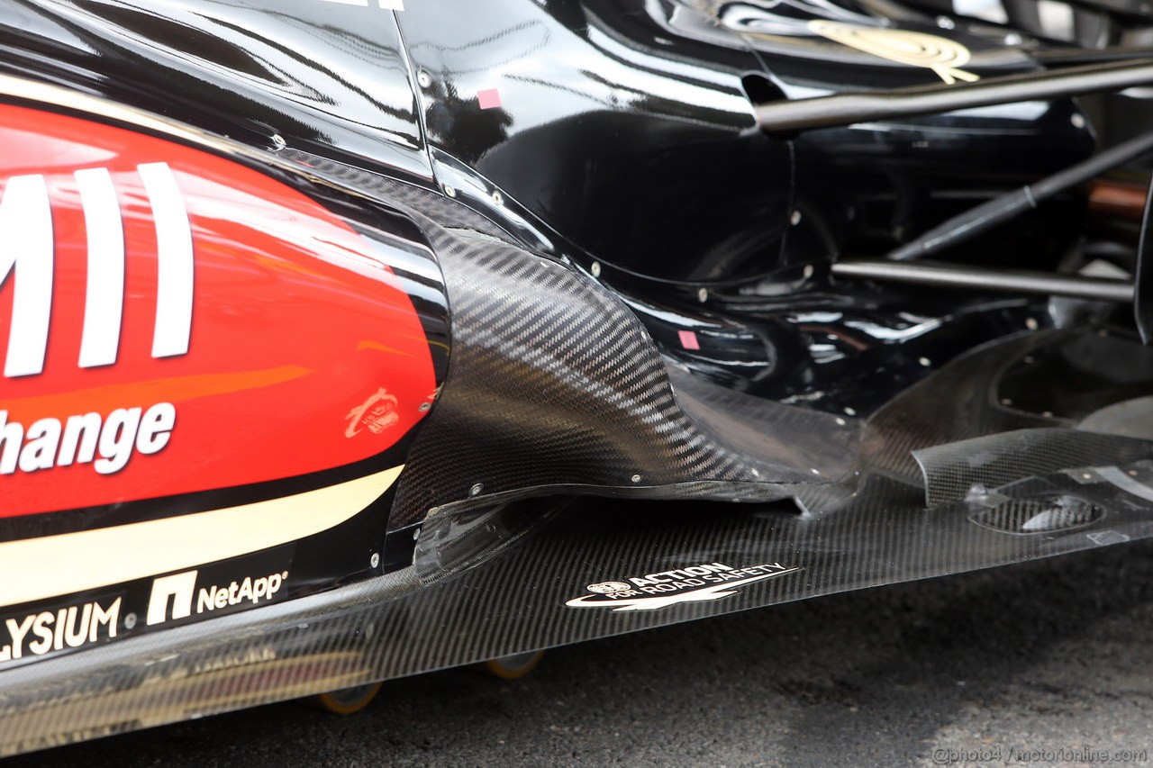 GP BELGIO, 25.08.2013- Lotus F1 Team E21, detail 